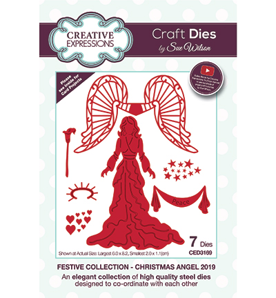 CED3169 - Creative Expressions - Christmas Angel 2019
