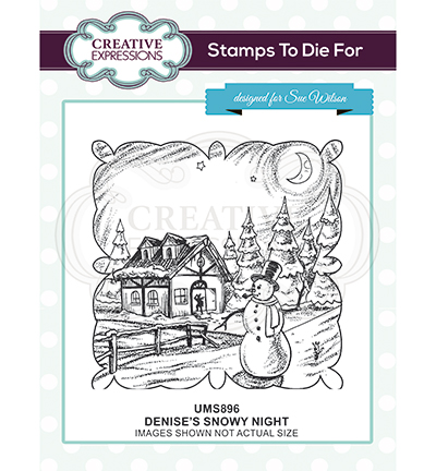 UMS896 - Creative Expressions - Denises Snowy Night