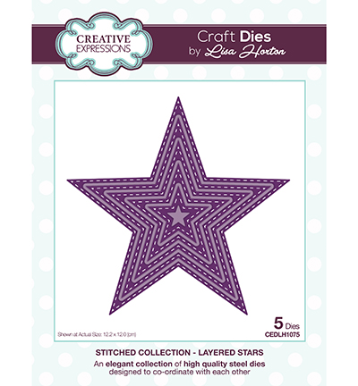 CEDLH1075 - Creative Expressions - Layered Stars
