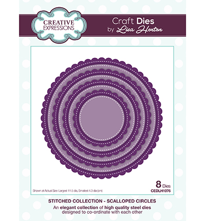 CEDLH1076 - Creative Expressions - Scalloped Circles
