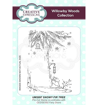UMS897 - Creative Expressions - Snowy Fir Tree