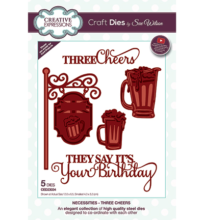 CED23034 - Creative Expressions - Three Cheers