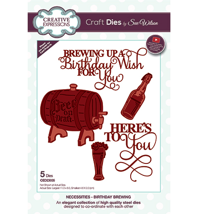 CED23035 - Creative Expressions - Birthday Brewing