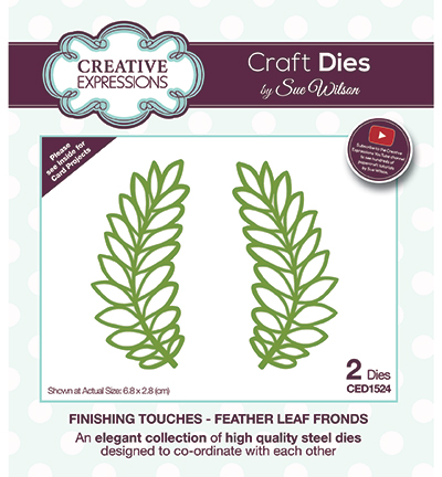 CED1524 - Creative Expressions - Feather Leaf Fronds