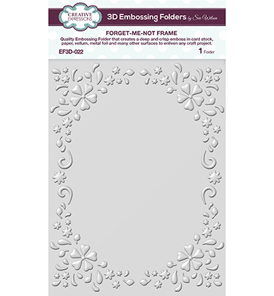 EF3D-022 - Creative Expressions - Forget-me-not Frame