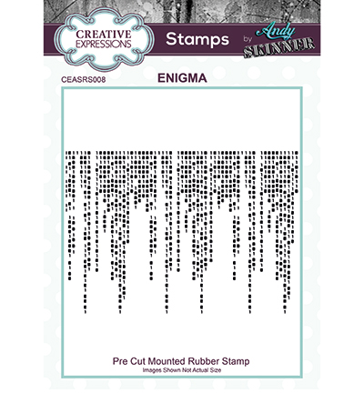 CEASRS008 - Creative Expressions - Pre Cut Rubber Stamp Enigma