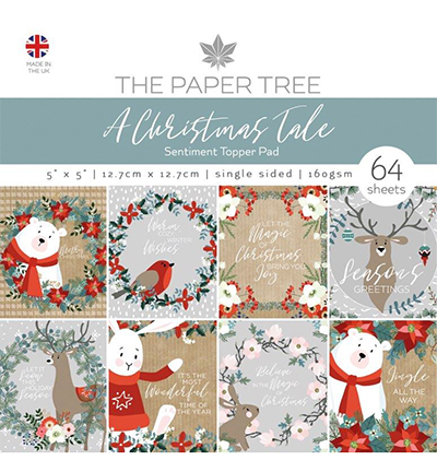 PTC1033 - Creative Expressions - A Christmas Tale Sentiments Pad