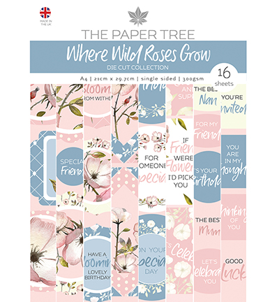 PTC1093 - Creative Expressions - Where Wild Roses Grow Die Cut Sheets