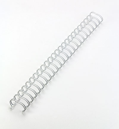 2665 - Zutter - Wire, white, 24 loops