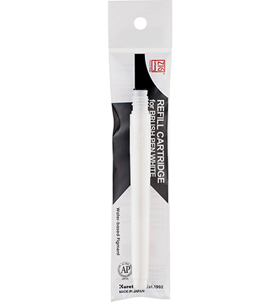 CNDAN122-99 - Kuretake / ZIG - Refill Cartridge for Brush Pen White