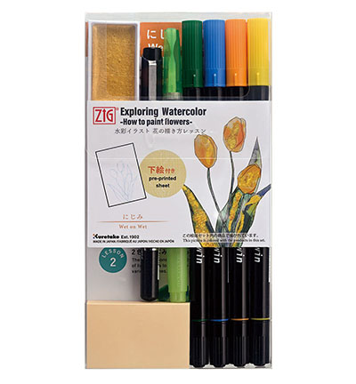  -  - How to paint Flowers kit 3, Wet on Wet