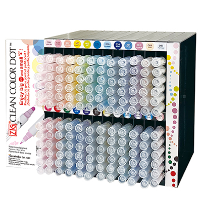ECA191-004 - Kuretake / ZIG - Clean Color Dot 144pc. Display Set