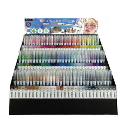 RB-6000AT/DP270 - Kuretake / ZIG - Clean Color Real Brush, 270pcs. Display Set