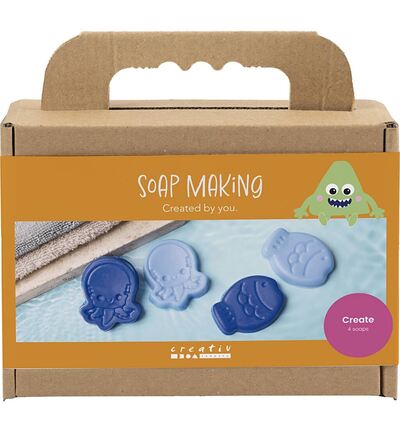 977785 - Creativ Company - Hobbyset Zeep Maken, Zeedieren, blauw