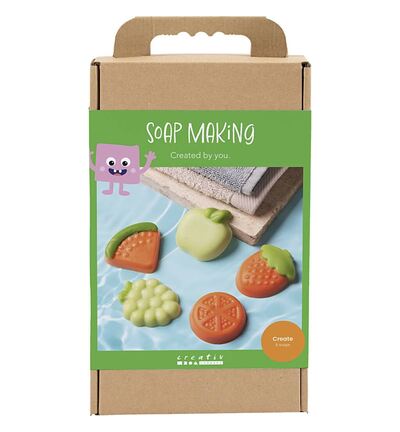 977784 - Creativ Company - Hobbyset Zeep Maken, Fruit, groen, oranje