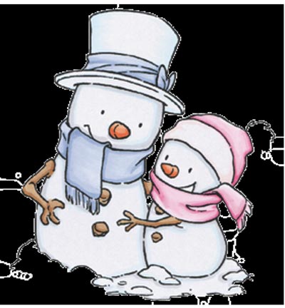 RS10 - C.C.Designs - Rustic Sugar Snow Couple