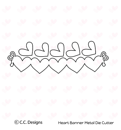 CCC39 - C.C.Designs - Heart Banner