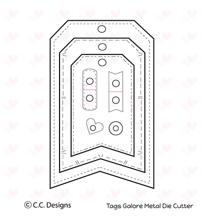 CCC43 - C.C.Designs - Tags Galore