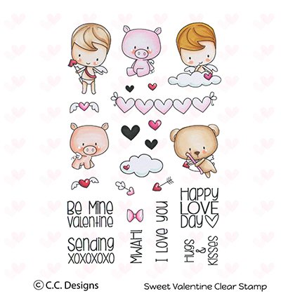 CCD-0086 - C.C.Designs - Clear Stamp Sweet Valentine
