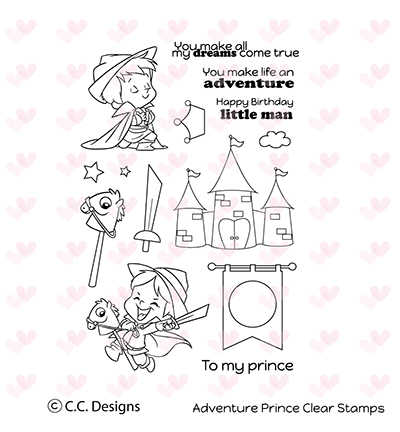 CCD-0087 - C.C.Designs - Clear Stamp Adventure Prince