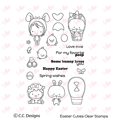 CCC-0088 - C.C.Designs - Clear Stamp Easter Cuties