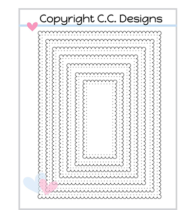 CCC016 - C.C.Designs - Scalloped Rectangle