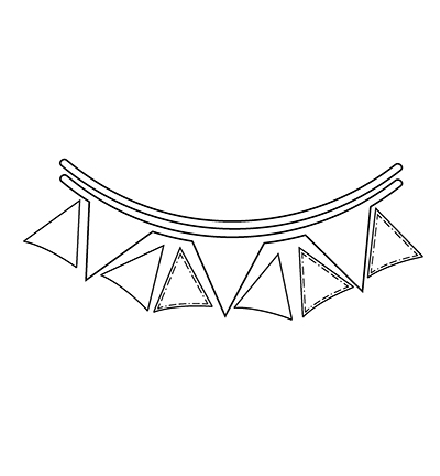 CCC50 - C.C.Designs - Triangle Banner