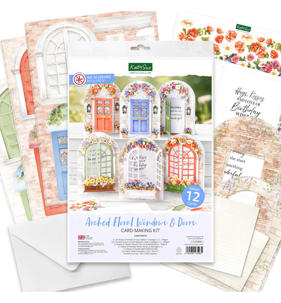 17-10102WIN - Katy Sue Designs - Arched Floral Windows & Doors