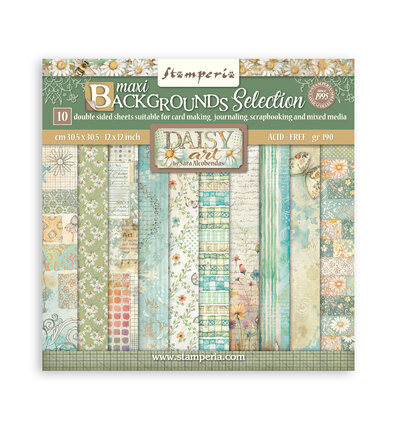 SBBL183 - Stamperia - Pad, Background selection Daisy Art