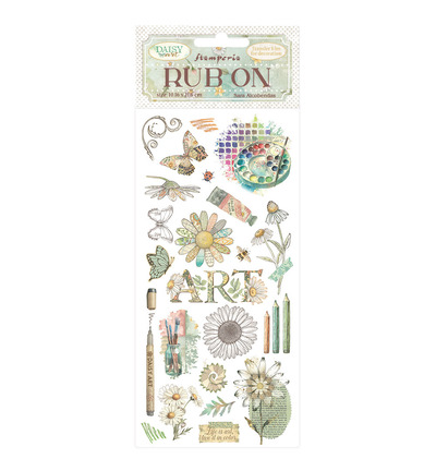 DFLRB221 - Stamperia - Life is Art live it in colour