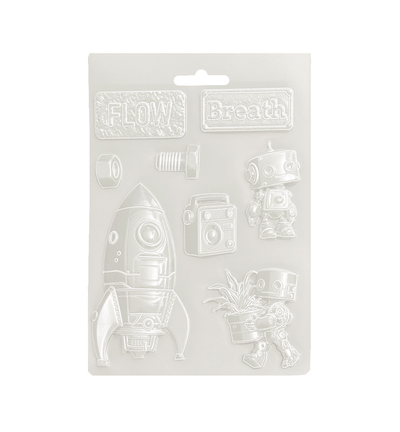 K3PTA5679 - Stamperia - Mal A5 Soft Mould siliconen