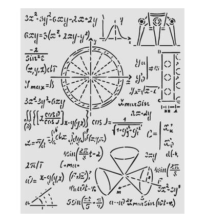 KSTD201 - Stamperia - Sjabloon flexibel wasbaar