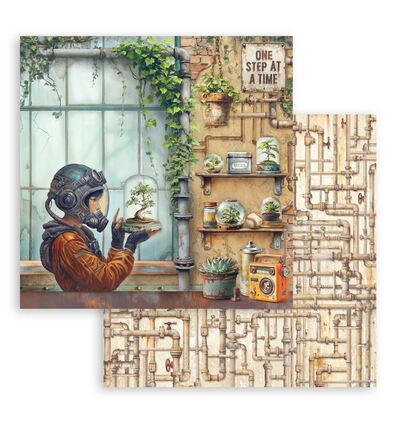 SBB1134 - Stamperia - Losse vellen 6 vel dubbelzijdig