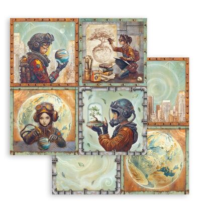 SBB1136 - Stamperia - Losse vellen 6 vel dubbelzijdig