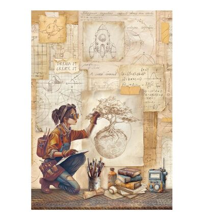 DFSA41105 - Stamperia - Rijstpapier A4 individueel verpakt