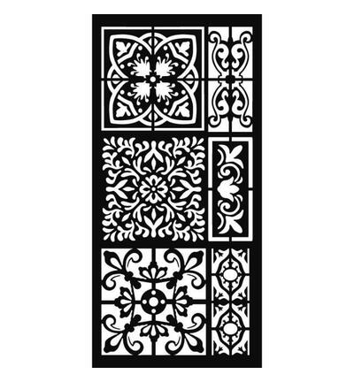 KSTDL20 - Stamperia - Stencil 12x25cm Tegels