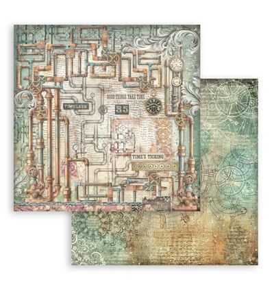 SBB1141 - Stamperia - Stamperia Dubbelzijdig Papier – Gardens of Time Tubes