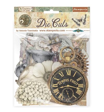 DFLDC130 - Stamperia - Stamperia Die-Cuts – Gardens of Time