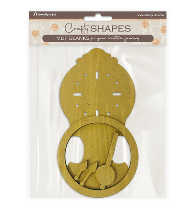 KLSM82 - Stamperia - Stamperia Crafty Shapes – Gardens of Time Pendulum Clock