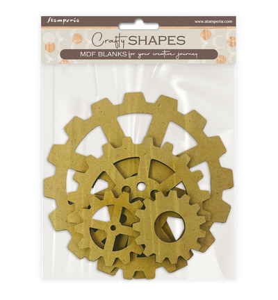KLSM83 - Stamperia - Stamperia Crafty Shapes – Gardens of Time Gears