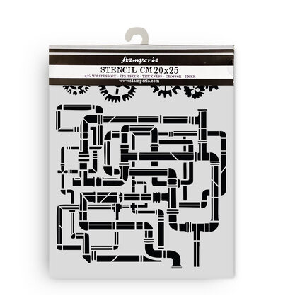 KSTD202 - Stamperia - Stamperia Sjabloon 20 x 25 cm – Gardens of Time Tubes