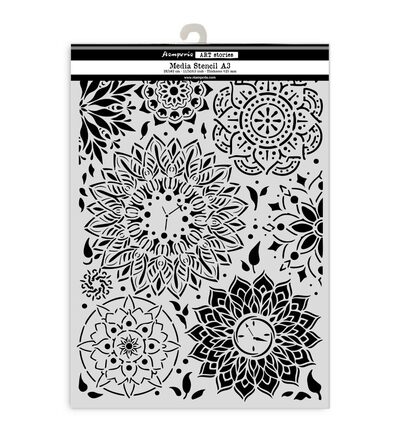 KSTDA3012 - Stamperia - Stamperia Sjabloon A3 – Mandala Pattern