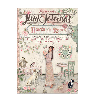 SBJK19 - Stamperia - Stamperia Art Junk Journal – House of Roses