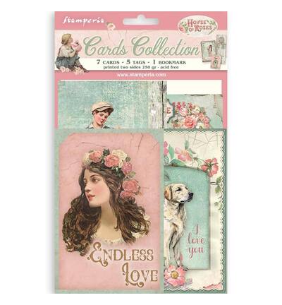 SBCARD41 - Stamperia - Stamperia Kaartencollectie – House of Roses