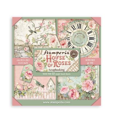 SBBSXB11 - Stamperia - Stamperia Papierblok Klein Enkelzijdig – House of Roses