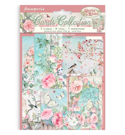 SBCARD04 - Stamperia - Stamperia Kaartencollectie – House of Roses