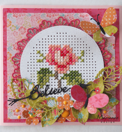 CR1465 - Marianne Design - Cross stitch circle - Cross stitch - Detail 1