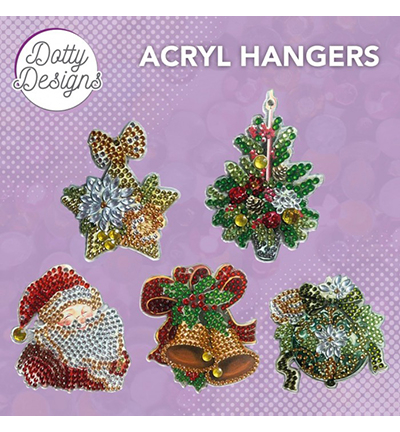 DDDAH001 - Dotty Designs - Acryl Hangers, Christmas - Acryl Hangers - Detail 2