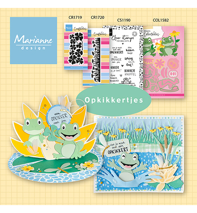 COL1582 - Marianne Design - Eline's Frogs - Animaux - Detail 2