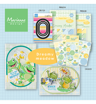 PK9219 - Marianne Design - Dreamy Meadow - A4 - Pretty Papers Blocks - Detail 2